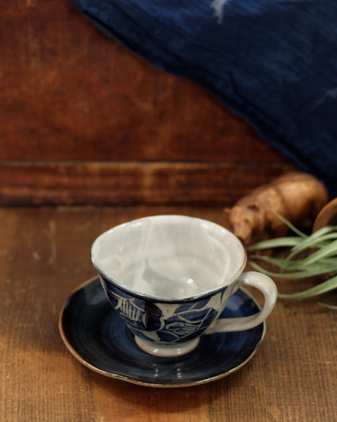 Mashiko-Yaki Cup and Saucer