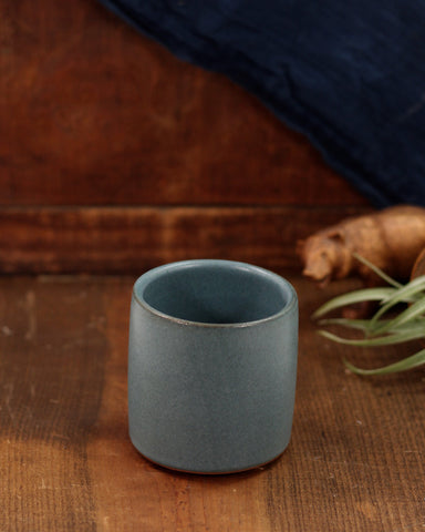 Teal Stoneware Cup