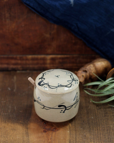 Mashiko-Yaki Cream Jar