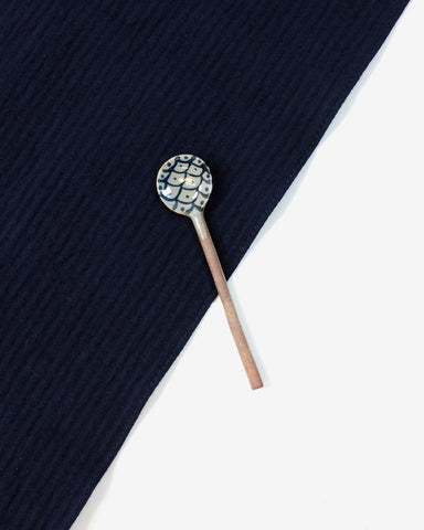 Mashiko-Yaki Hand-Painted Spoon - Scales