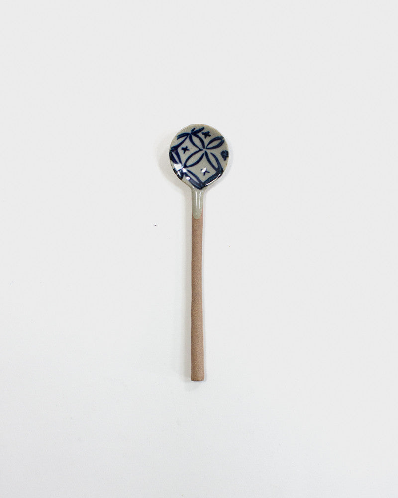 Mashiko-Yaki Hand-Painted Spoon - Shippou