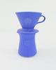 Matte Blue Ceramic Drip Coffee Filter