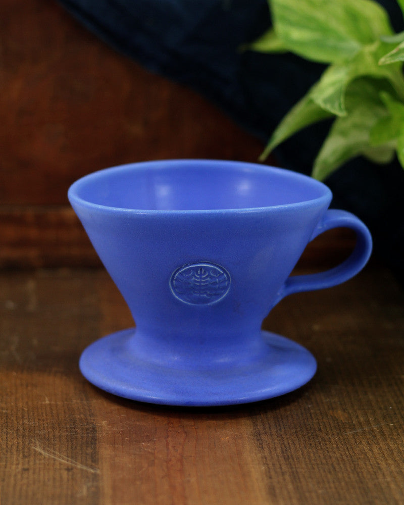 Matte Blue Ceramic Drip Coffee Filter